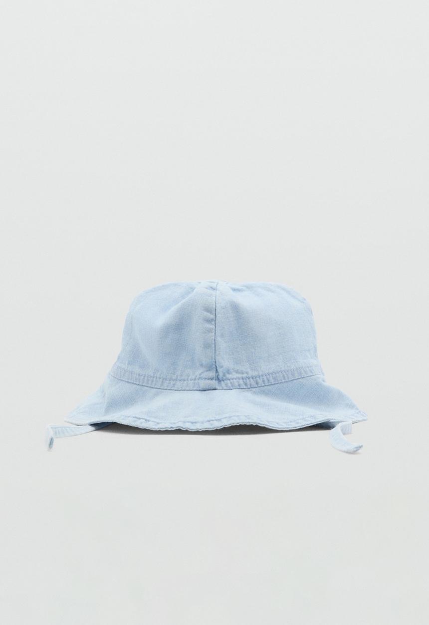 MANGO - Bucket hat bera - Open Blue