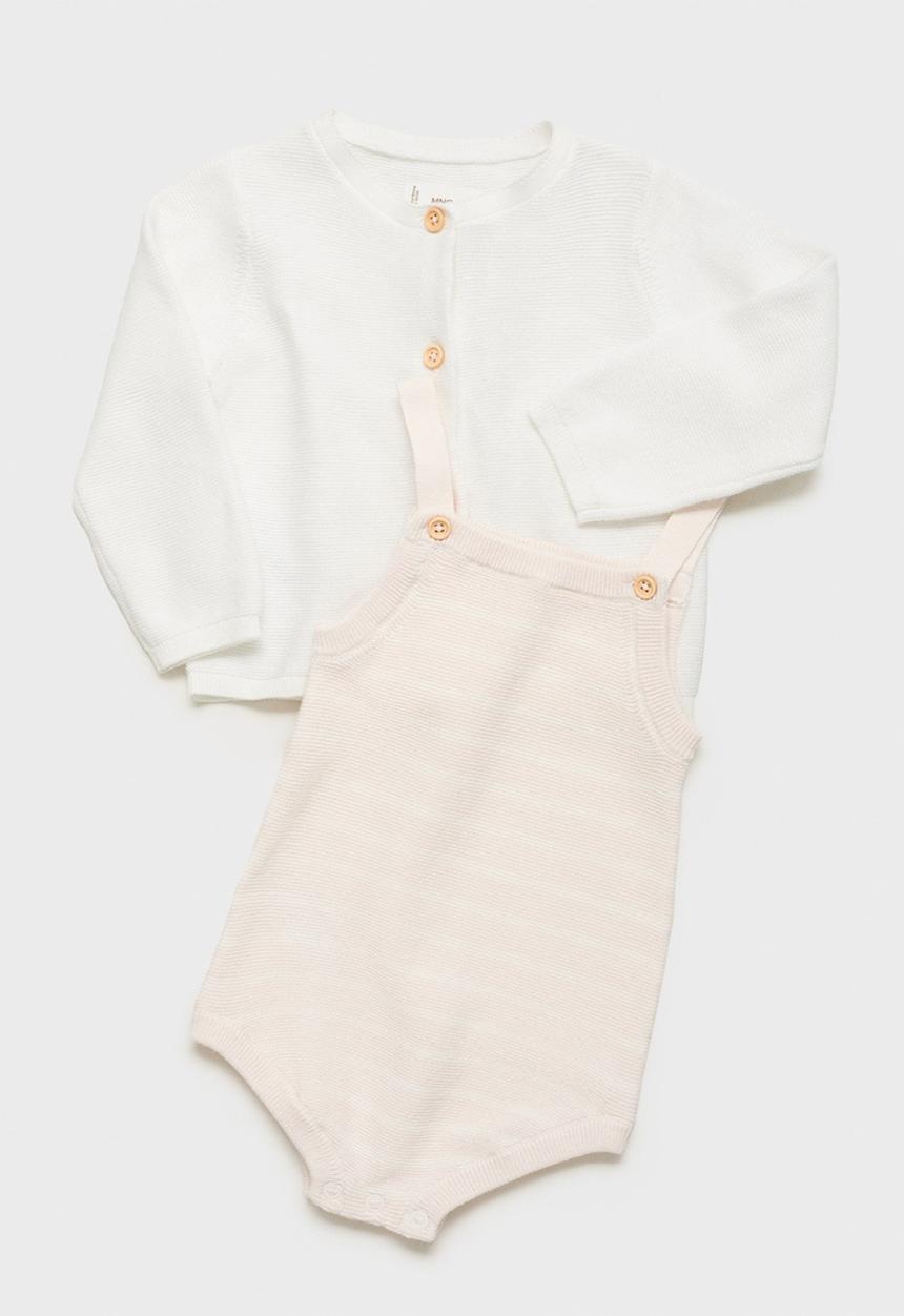 MANGO - Romper Dani - Light/Pastel Pink