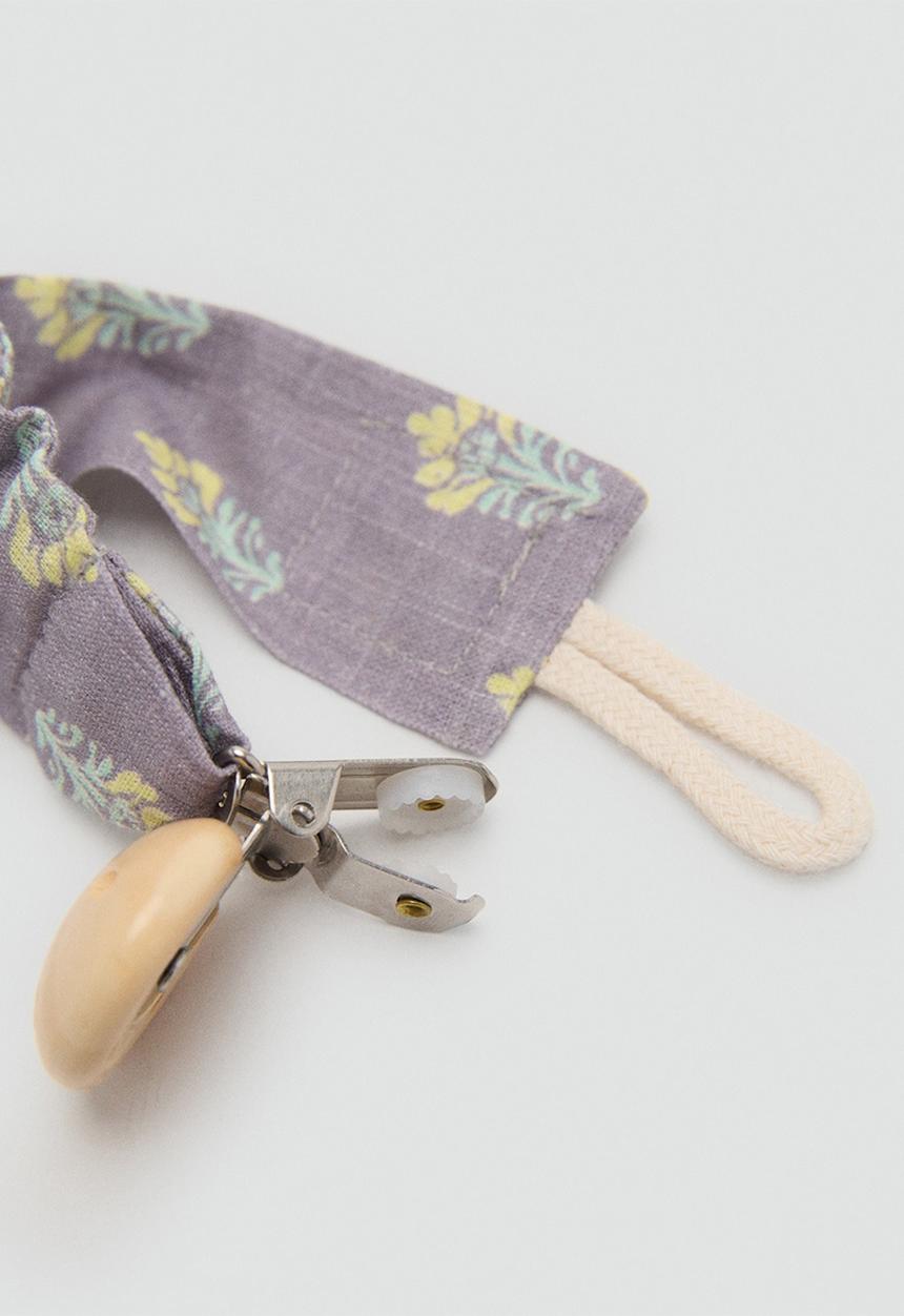 MANGO - Pacifier Clip Zarauzc - Light/Pastel Purple