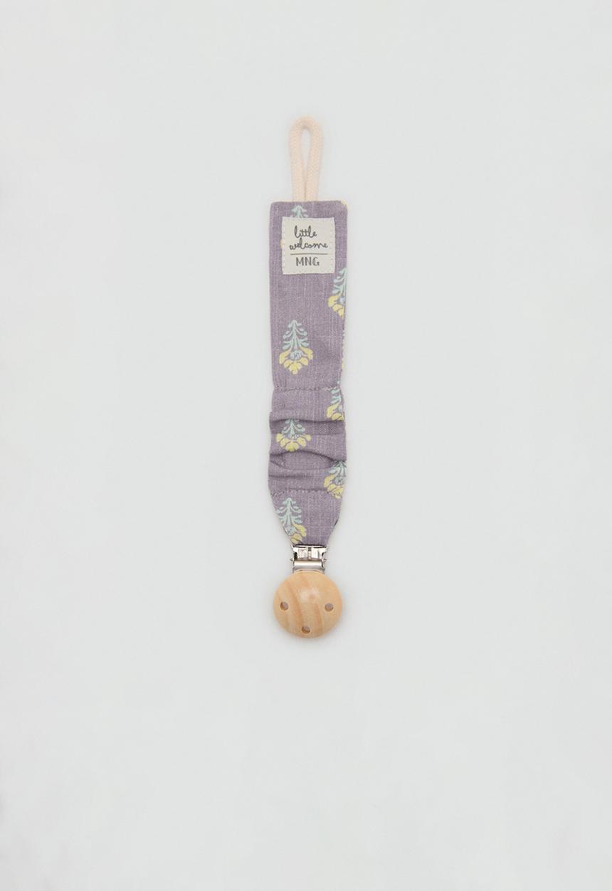 MANGO - Pacifier Clip Zarauzc - Light/Pastel Purple