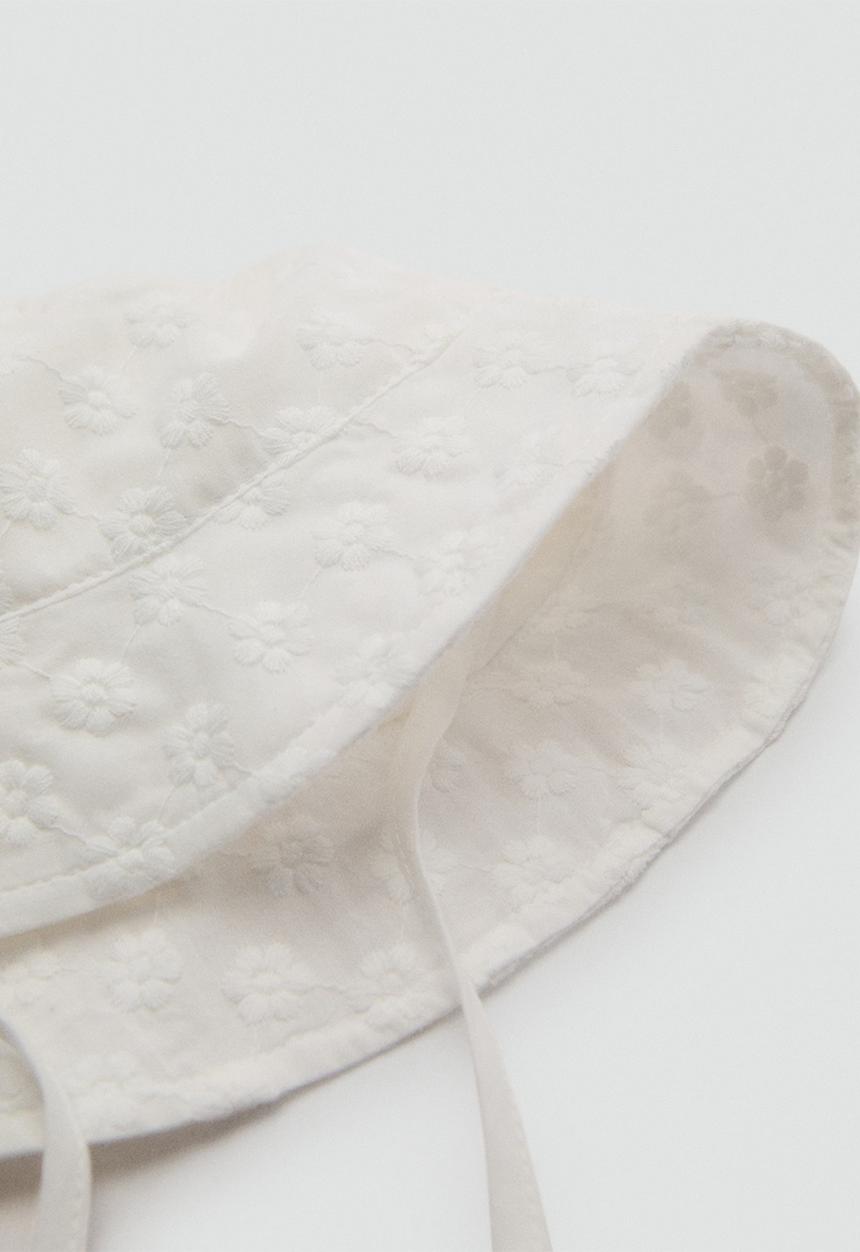 MANGO - Bucket hat brody - white