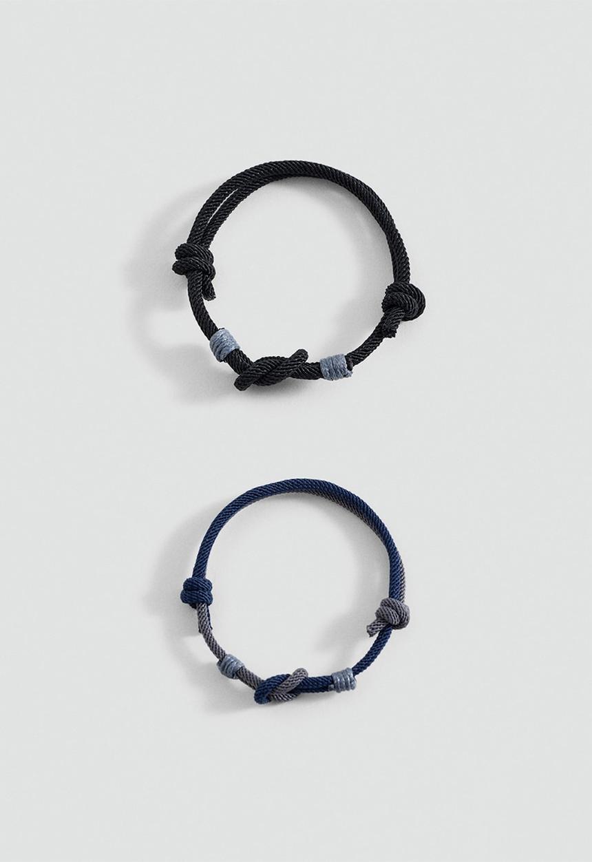 MANGO - Bracelet nautic - black