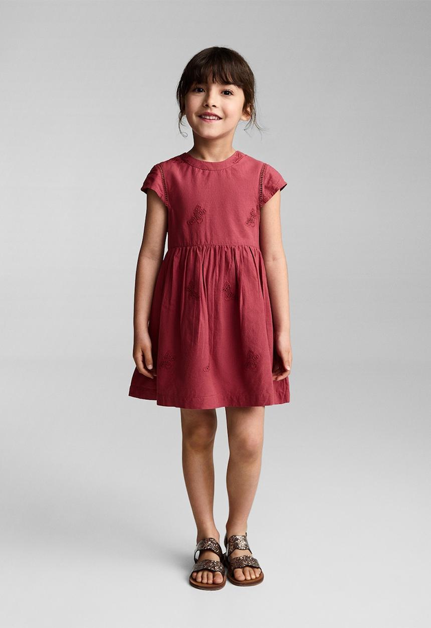 MANGO - Dress arlet - red