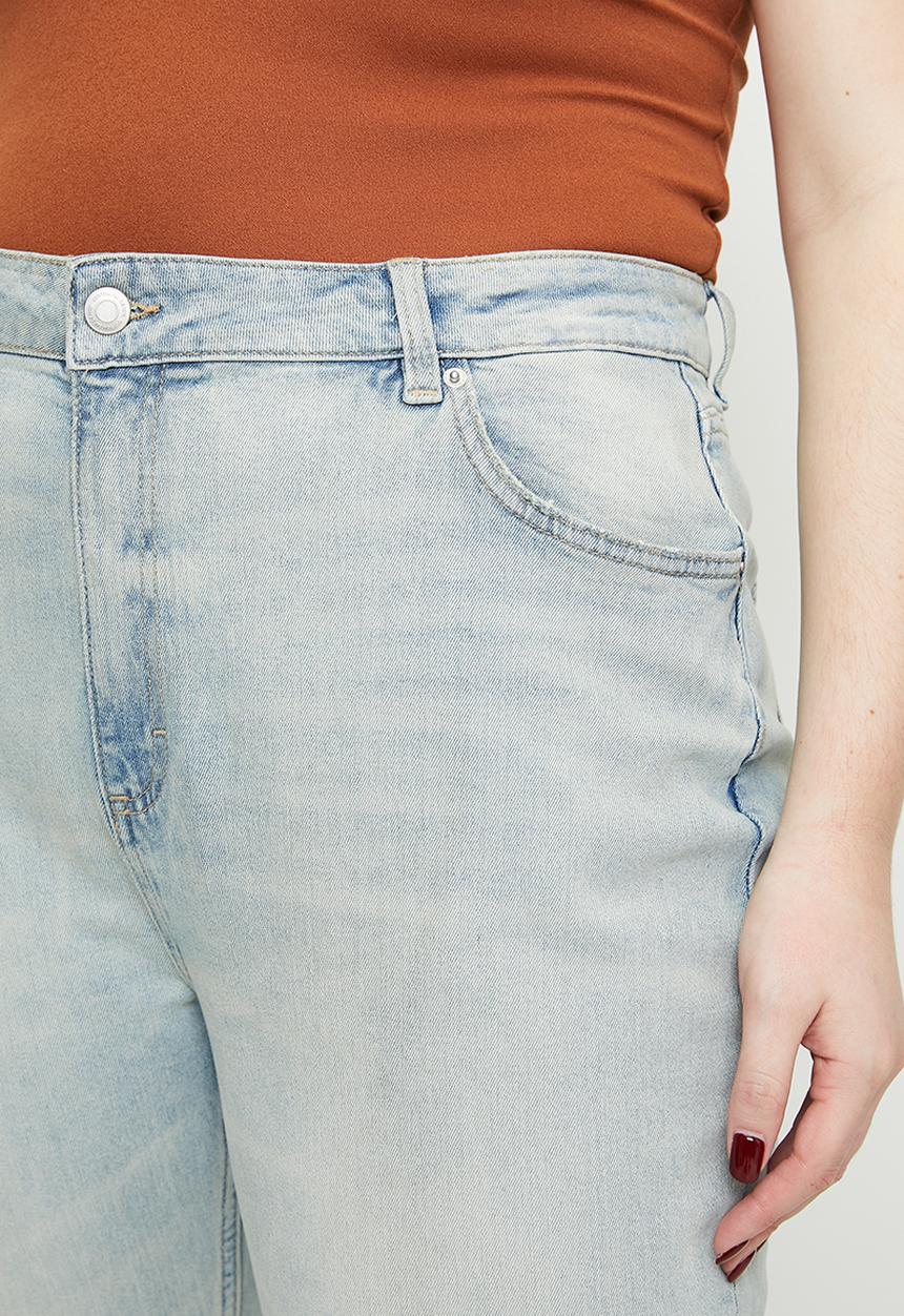 Cotton On - Plus curvy flare jean-halen blue