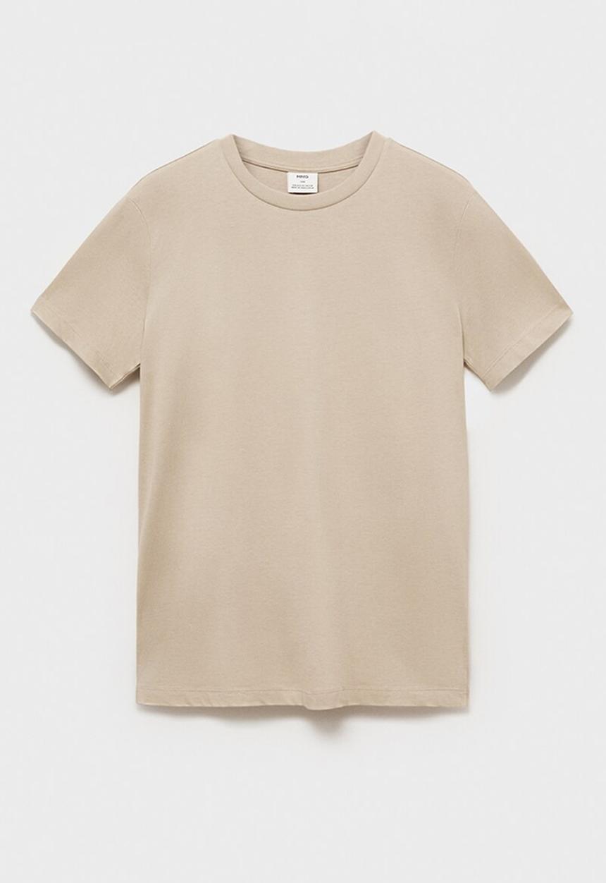 MANGO - T-Shirt CHERLO - Light Beige