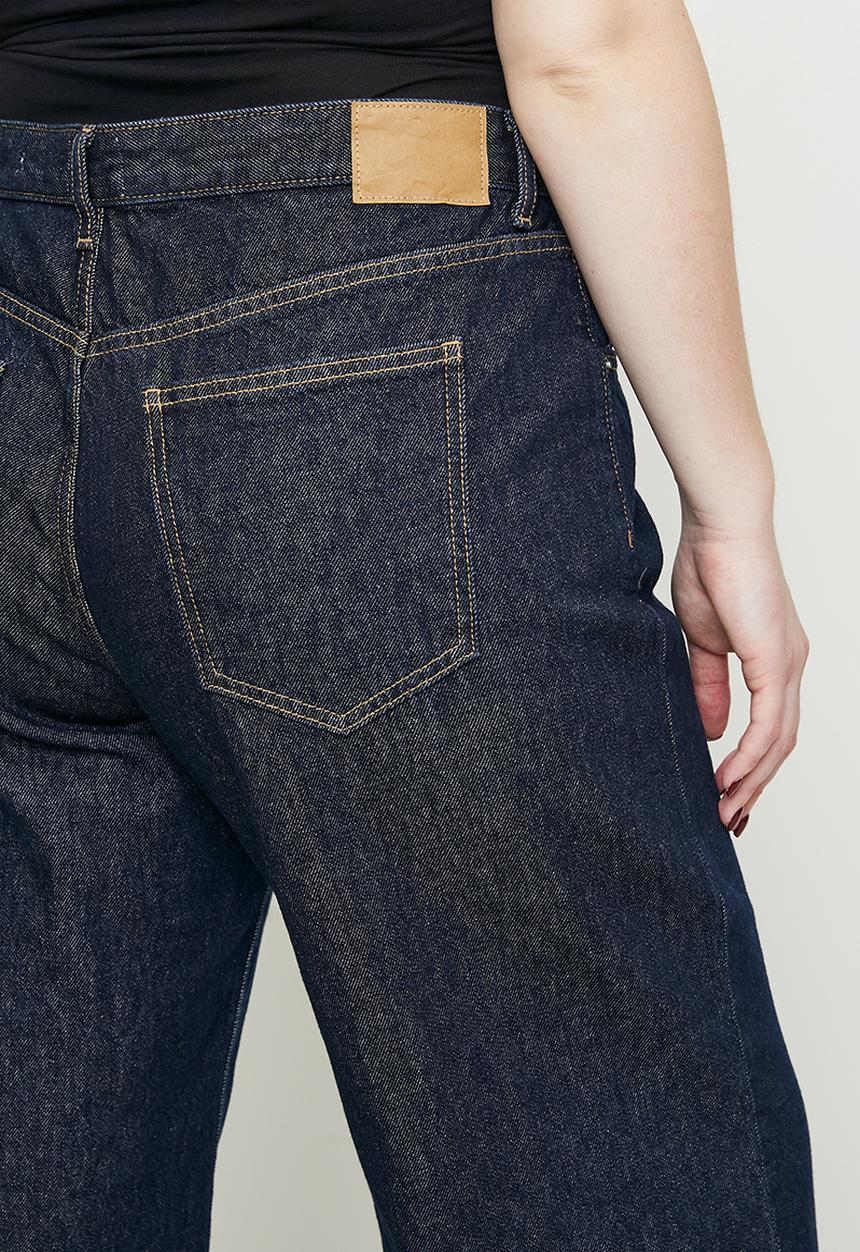Cotton On - Plus size relaxed wide jean-shutter blue