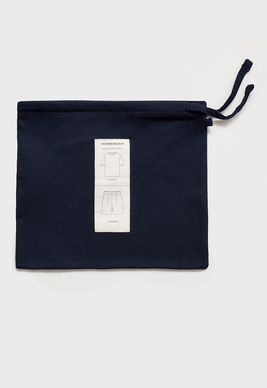 MANGO - Pyjama SLEEP - Navy