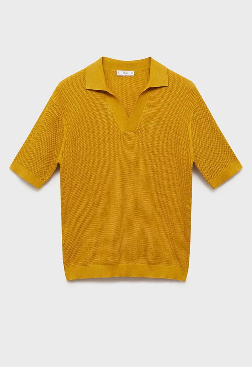 MANGO - Poloshirt BOMBAY - Medium Yellow