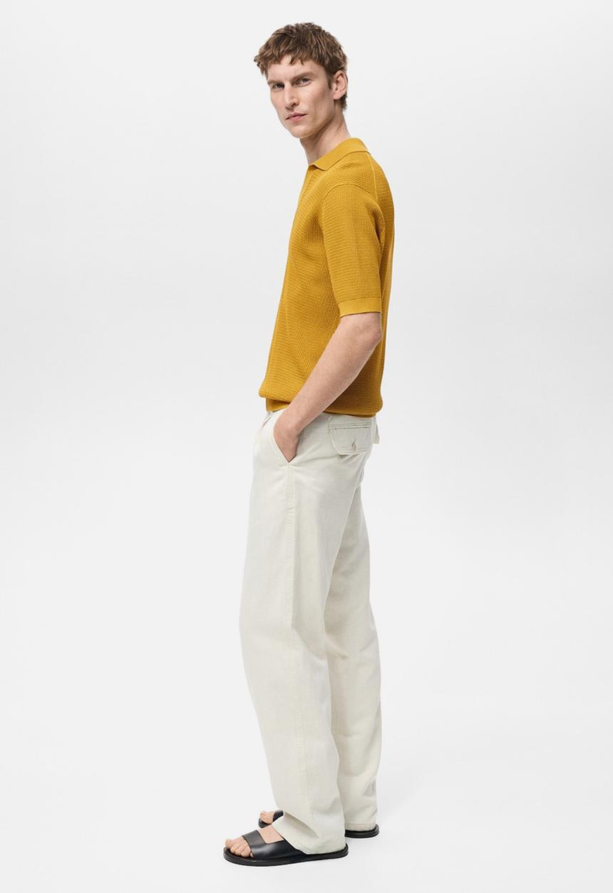 MANGO - Poloshirt BOMBAY - Medium Yellow