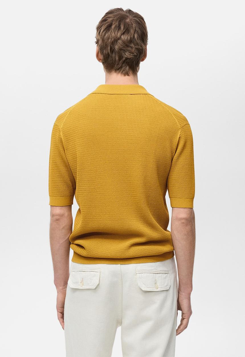 MANGO - Poloshirt BOMBAY - Medium Yellow