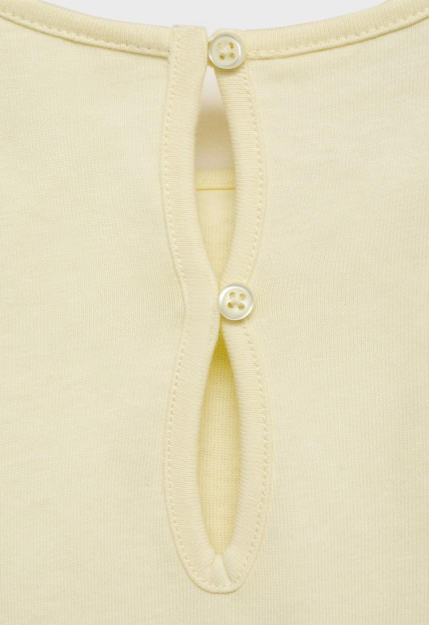 MANGO - Dress alex - amarillo pastel