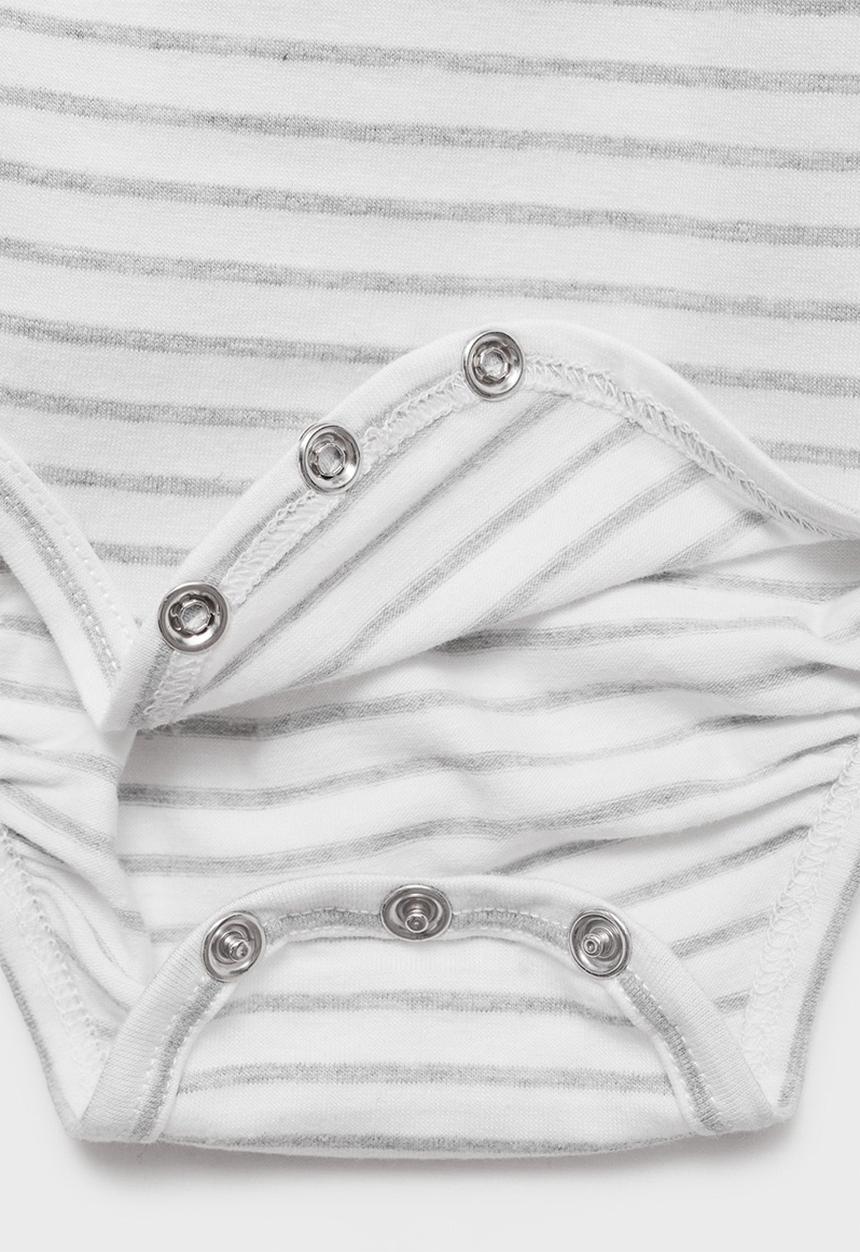 MANGO - Body stripe - natural white