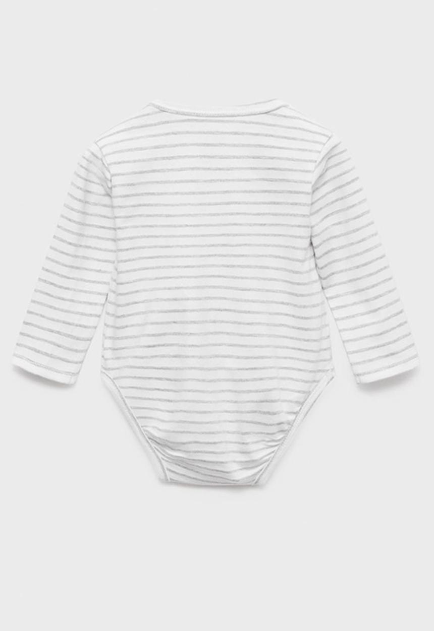 MANGO - Body stripe - natural white