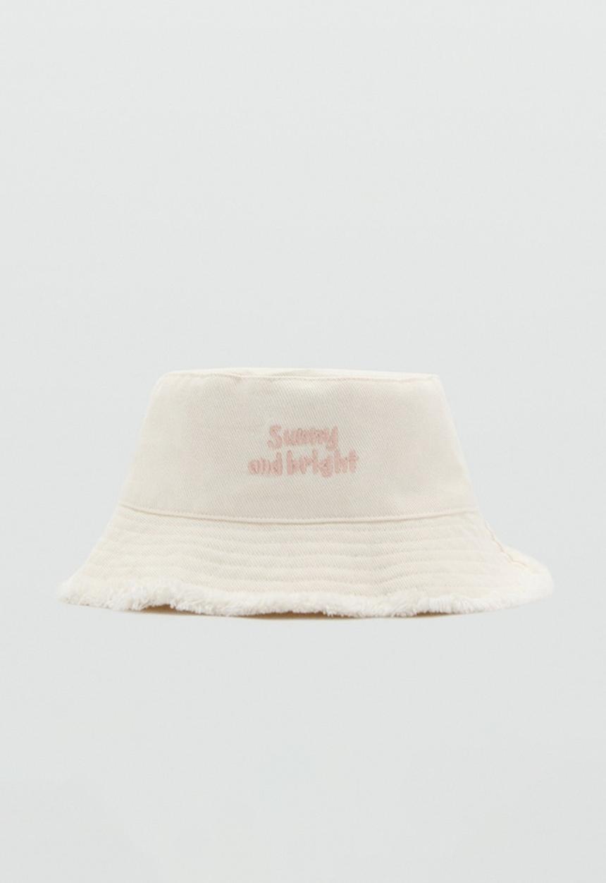 MANGO - Bucket hat sunny - light beige