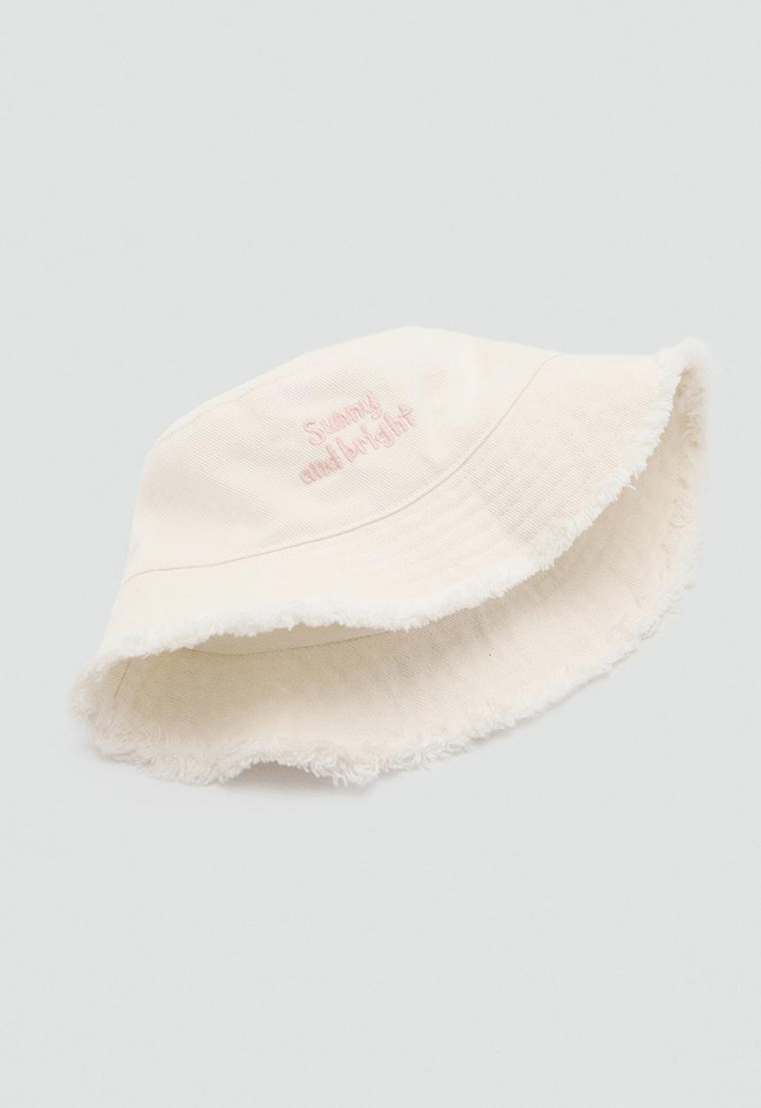 MANGO - Bucket hat sunny - light beige