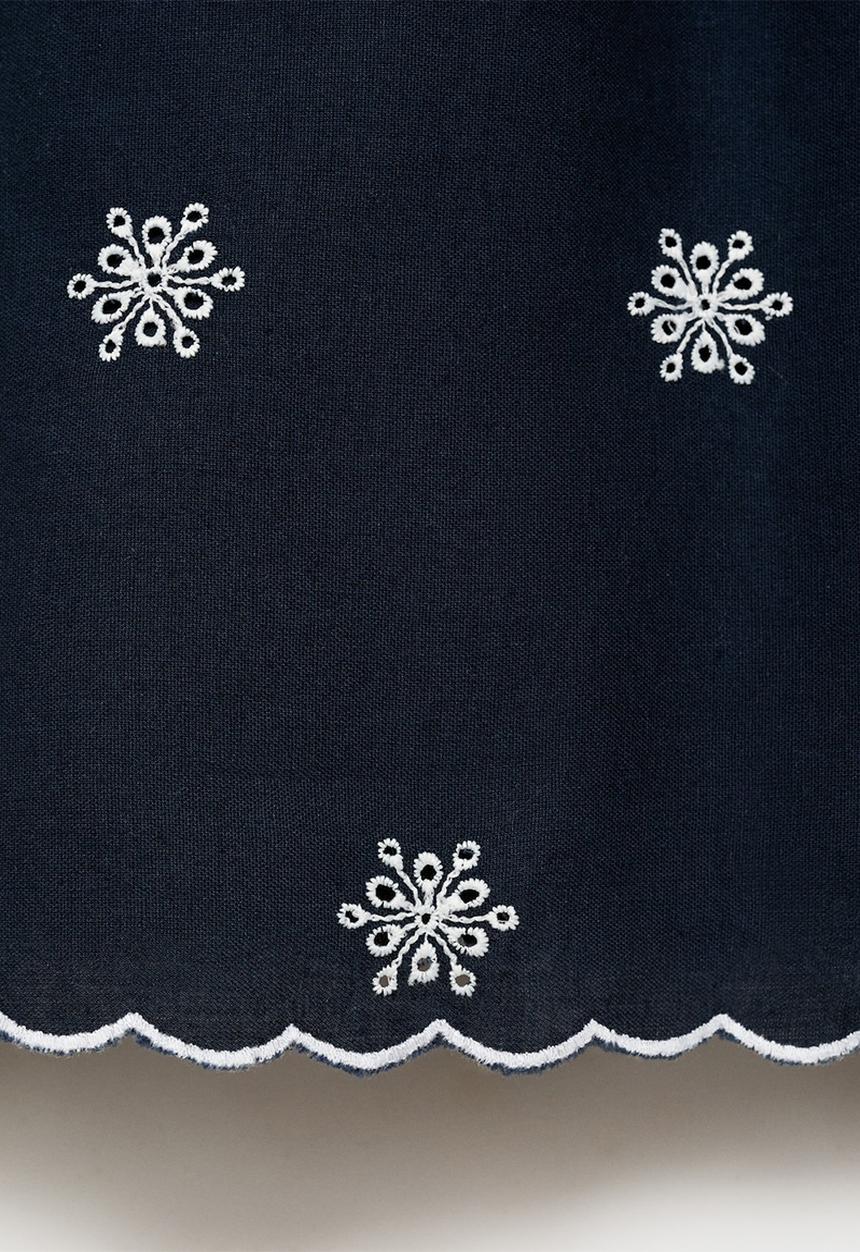 MANGO - Dress lilia - navy