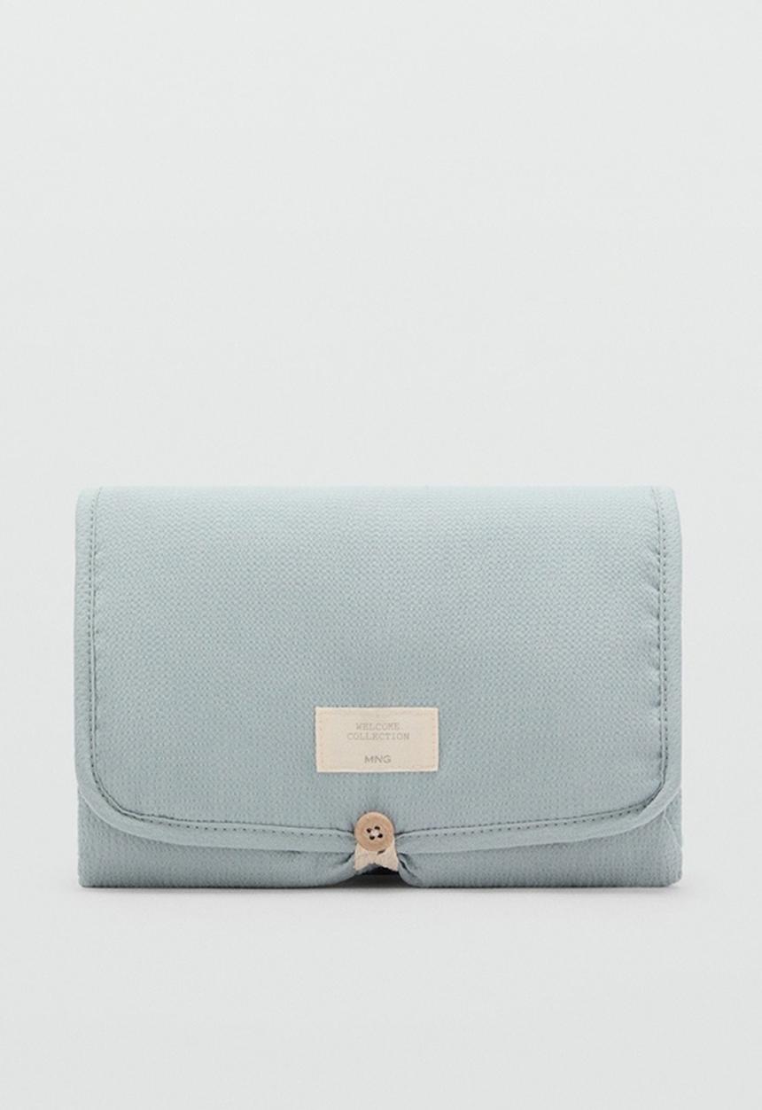 MANGO - Portable nappy changing mat leavesca - green