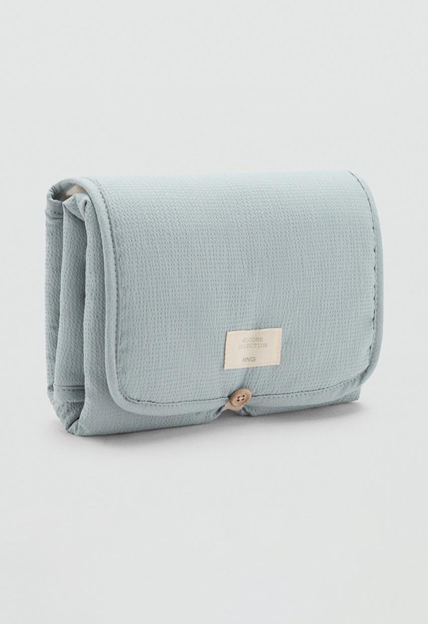 MANGO - Portable nappy changing mat leavesca - green