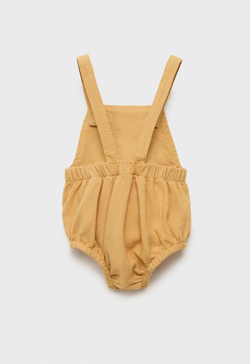 MANGO - Romper camel - medium yellow