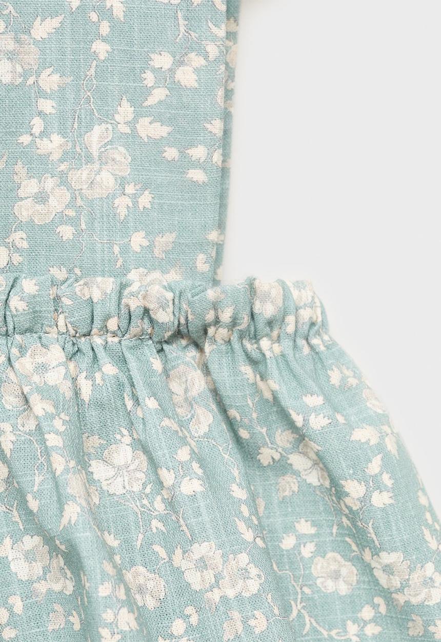 MANGO - Dress ginger - green