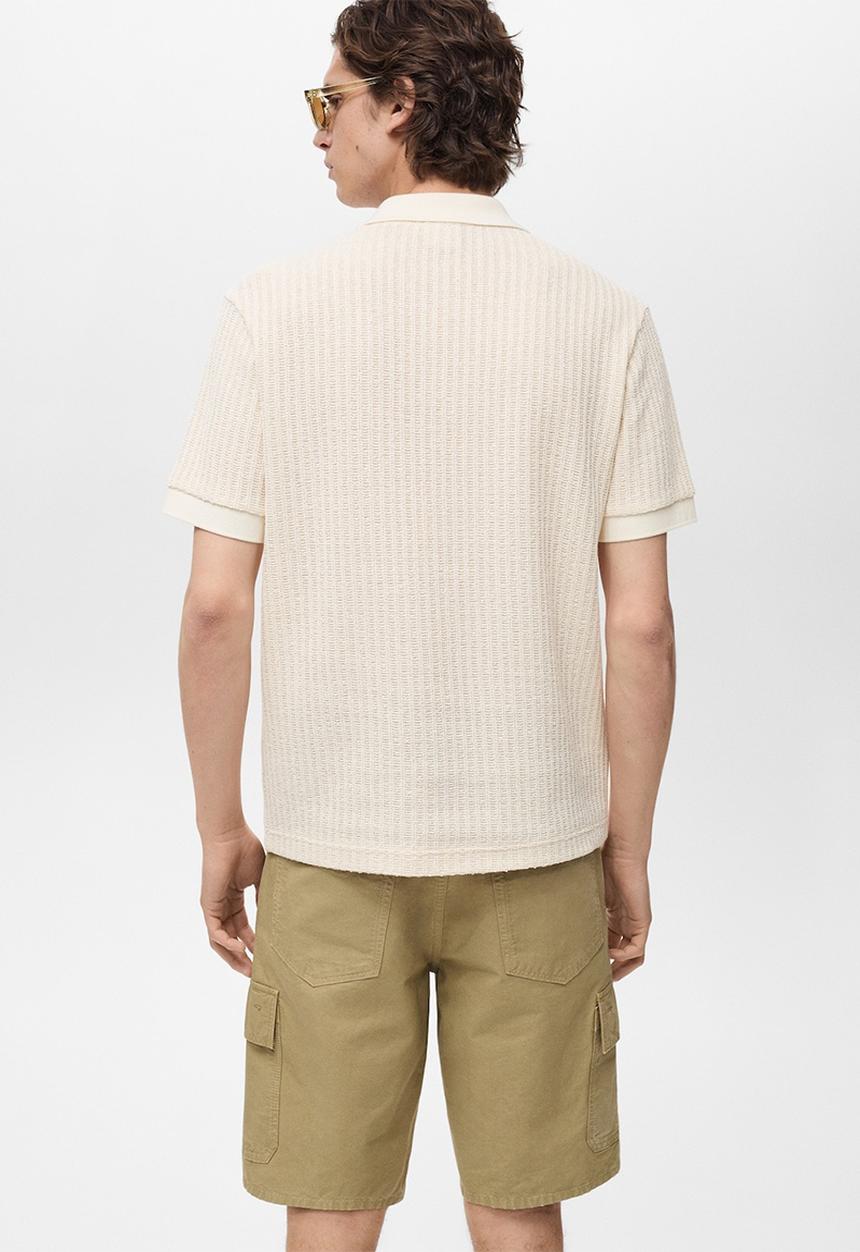 MANGO - Poloshirt OPENP - Light Beige