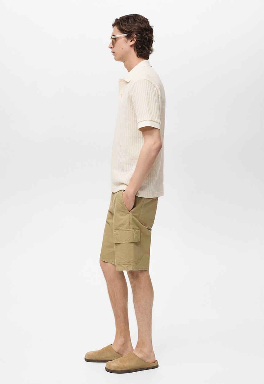 MANGO - Poloshirt OPENP - Light Beige