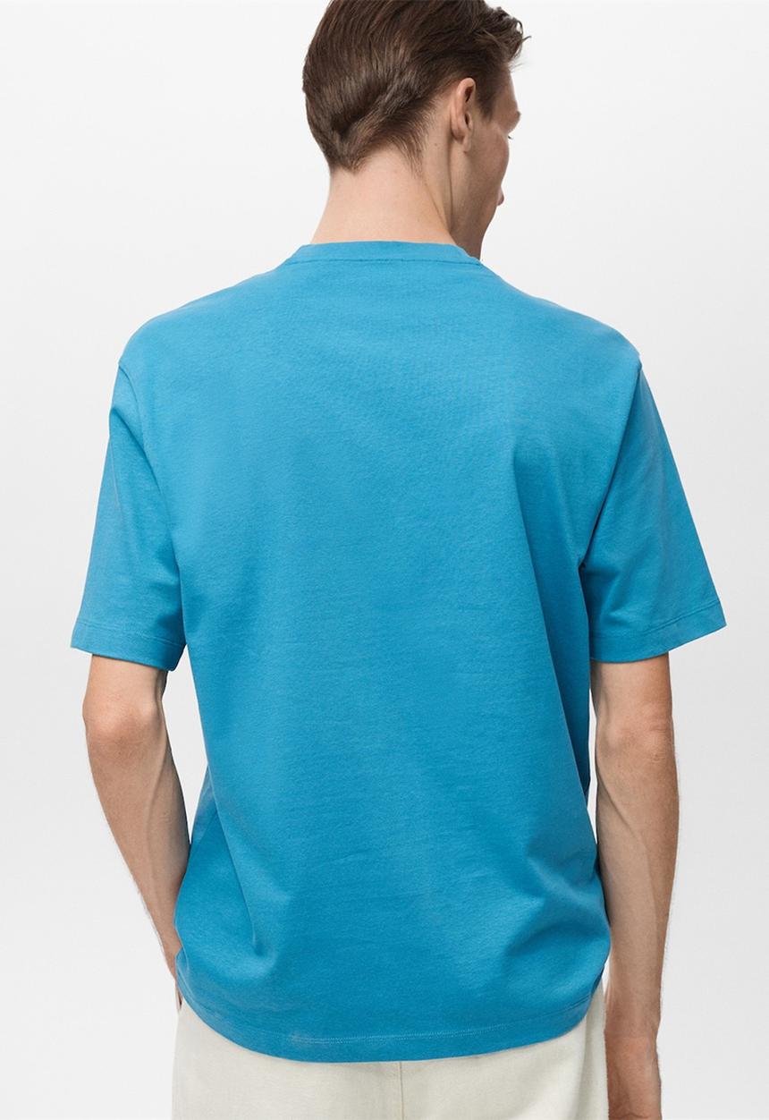 MANGO - T-Shirt ANOUK - Turquoise & Aqua