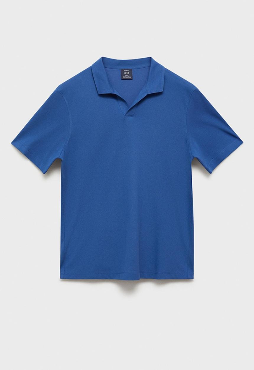 MANGO - Poloshirt TAGA - Light Pastel Blue