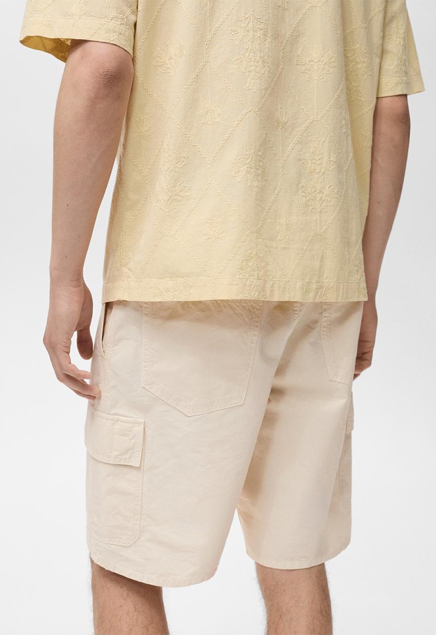 MANGO - Bermudas CONCA - Light Beige