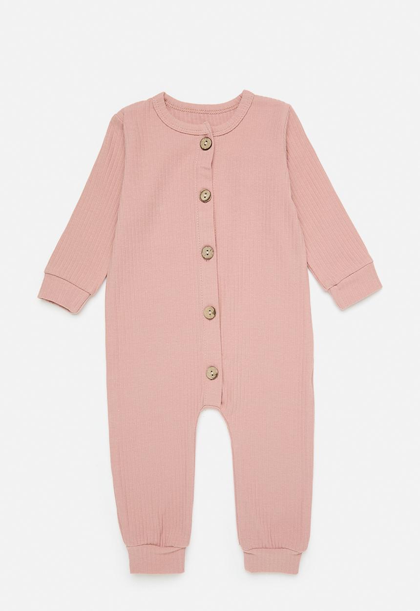 Pop Candy - Button down romper - pink