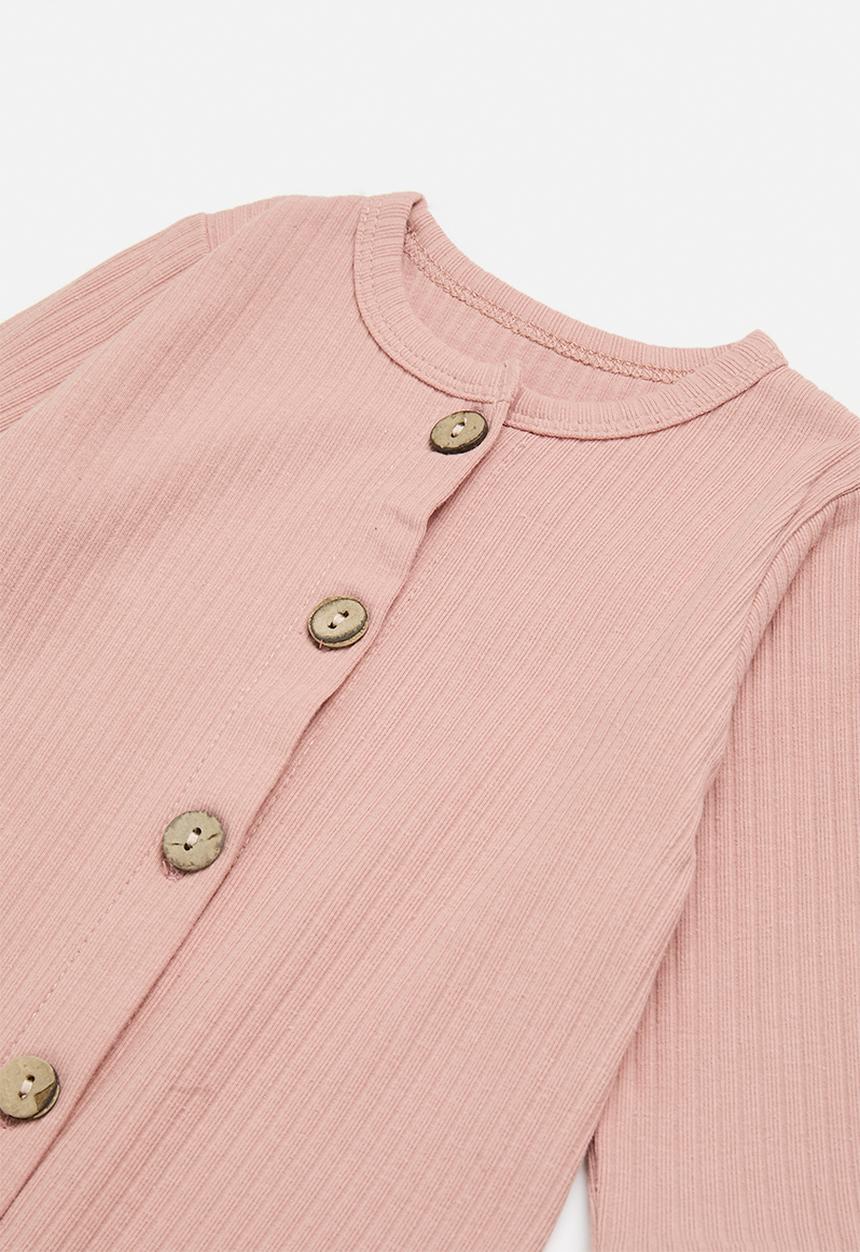 Pop Candy - Button down romper - pink