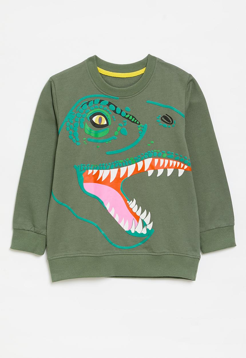 Pop Candy - Dino sweatshirt - green