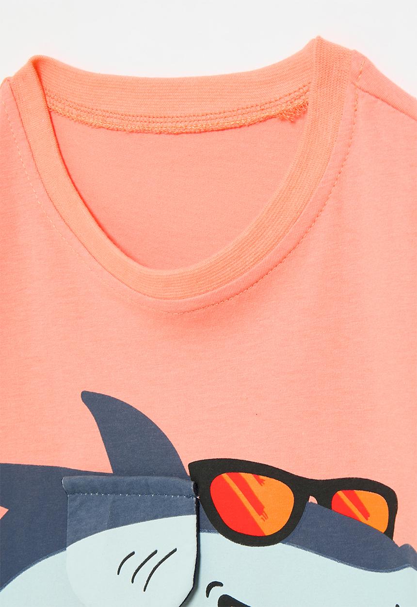 Pop Candy - Printed tee-orange
