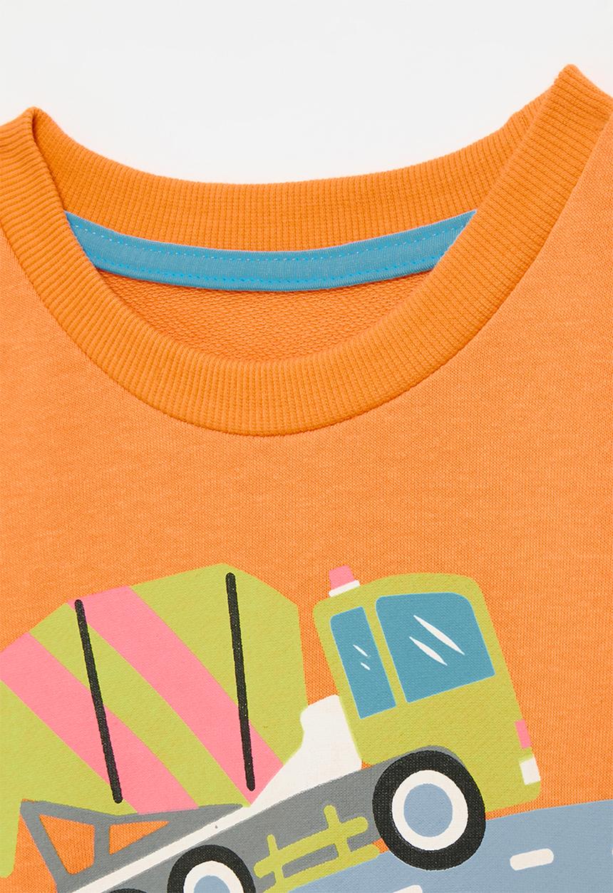 Pop Candy - Printed sweatshirt - orange