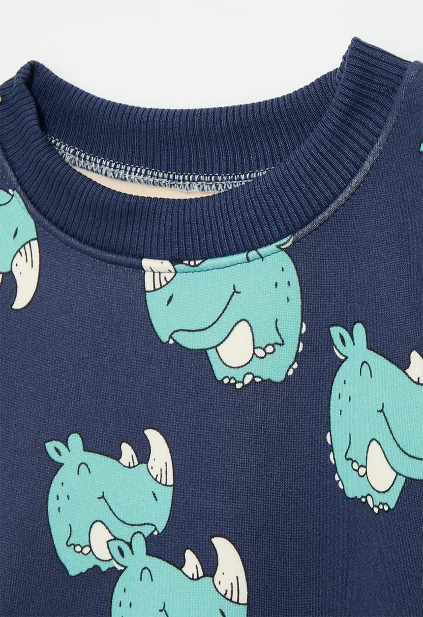 Pop Candy - Printed sweatshirt - blue