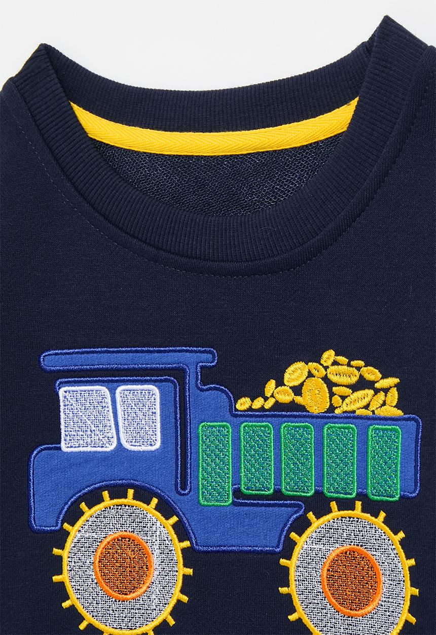 Pop Candy - Applique sweatshirt - navy