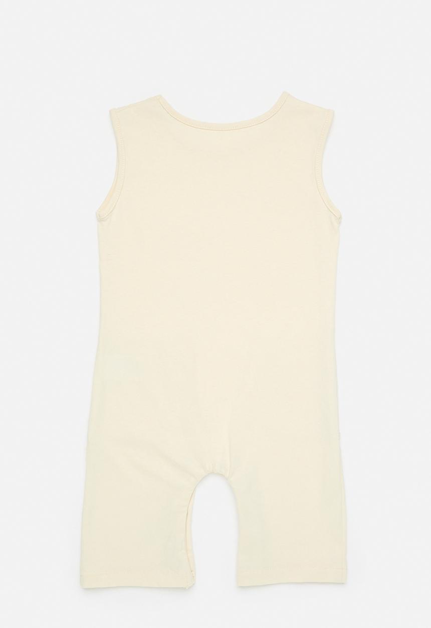 Pop Candy - Sleeveless romper - off white
