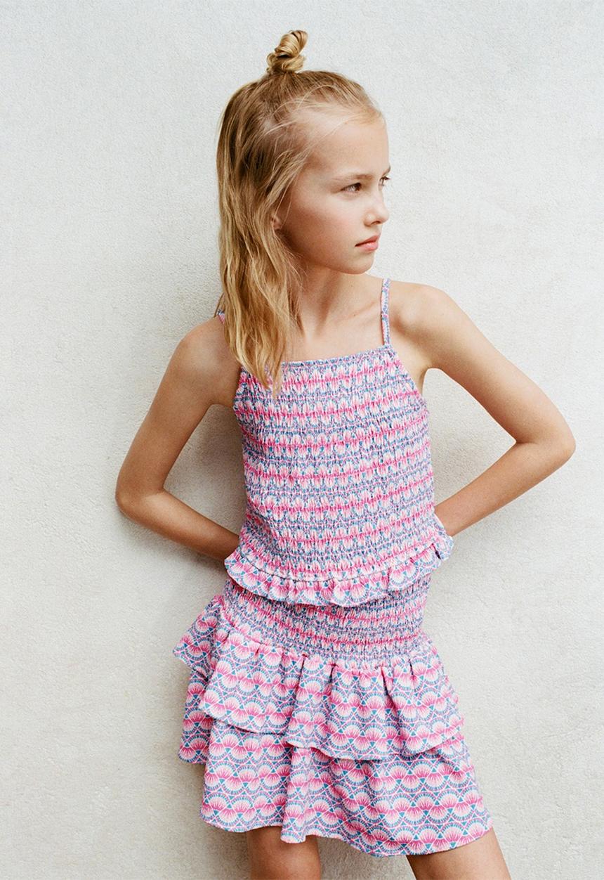 MANGO - Skirt Pai - Pink