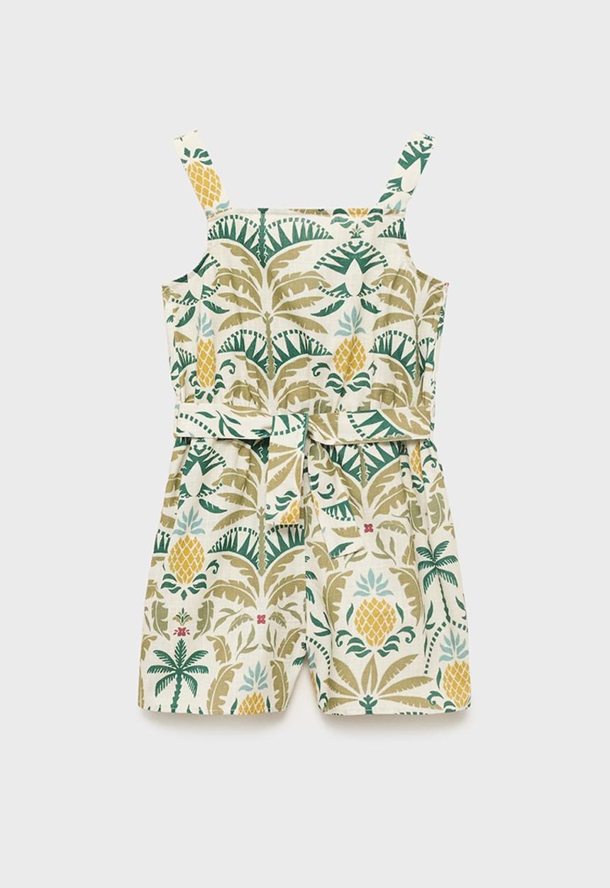 MANGO - Jumpsuit Buracao - Green