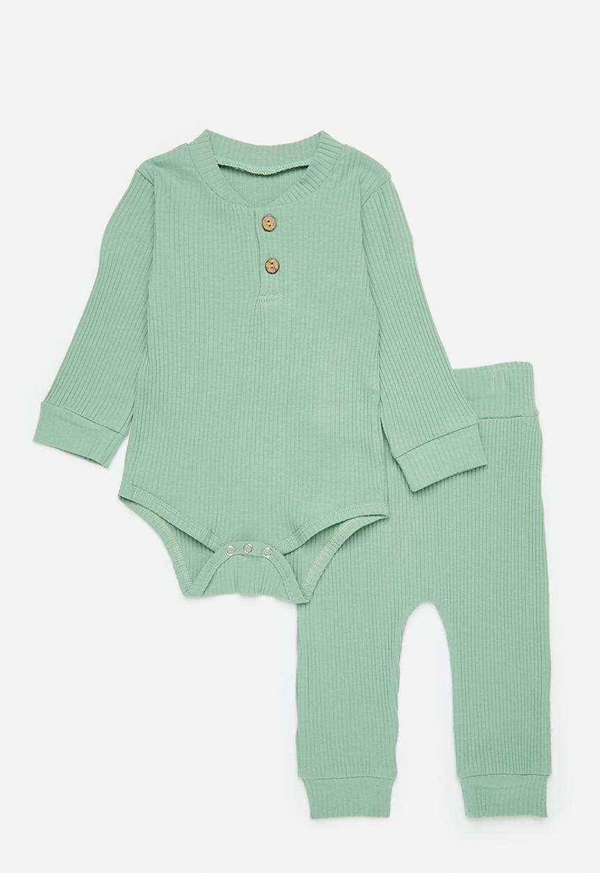 Pop Candy - Bodyvest & legging set - green 