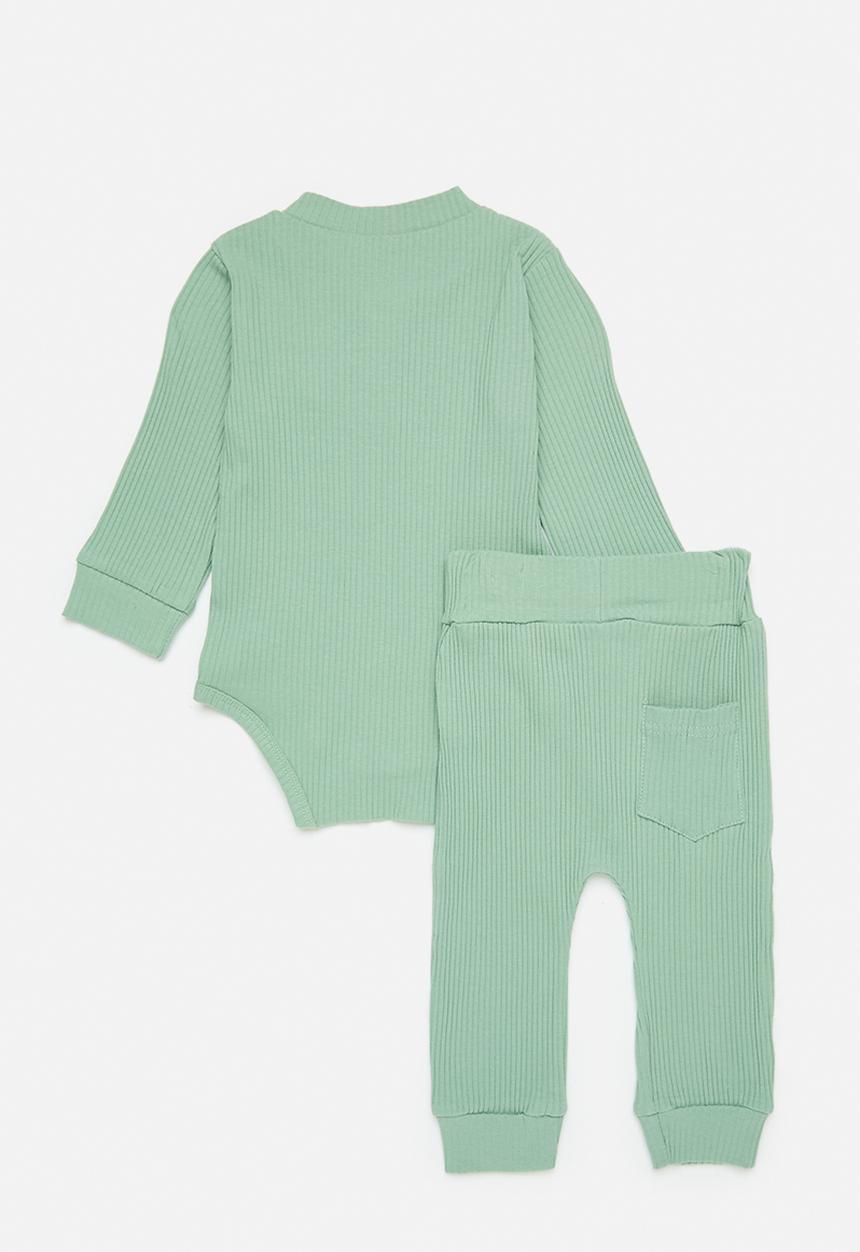 Pop Candy - Bodyvest & legging set - green 