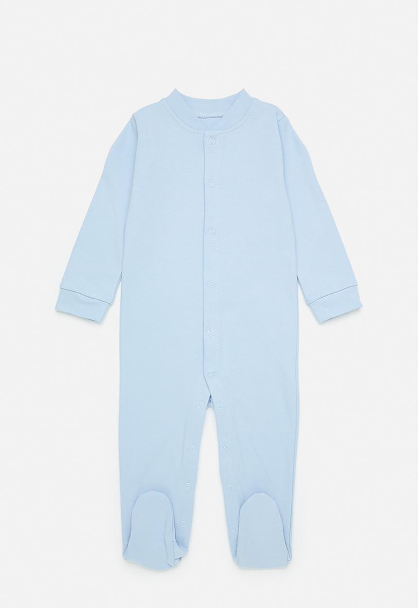 Pop Candy - Standing collar sleepsuit - serenity blue