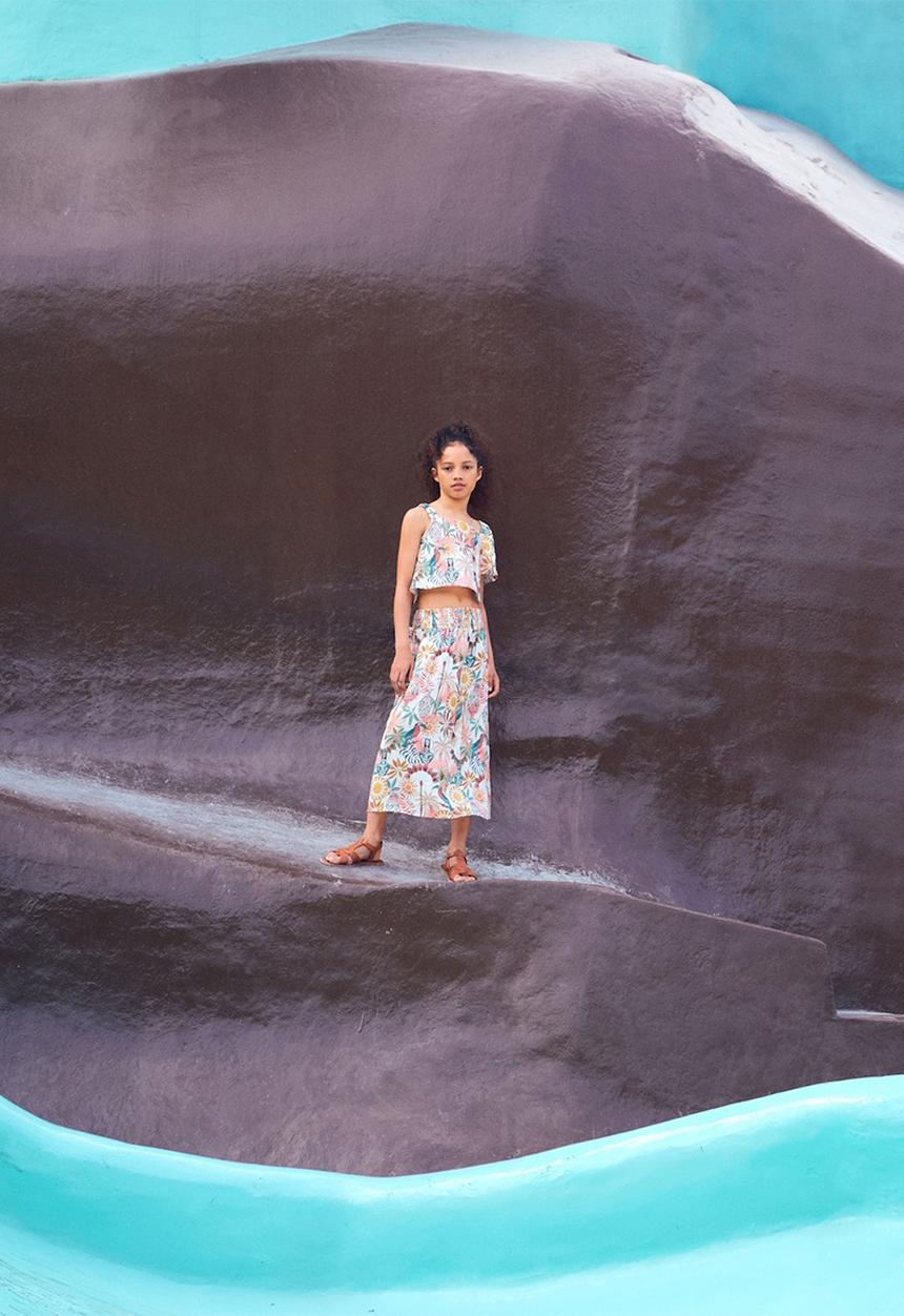 MANGO - Skirt Cabana - Mullti