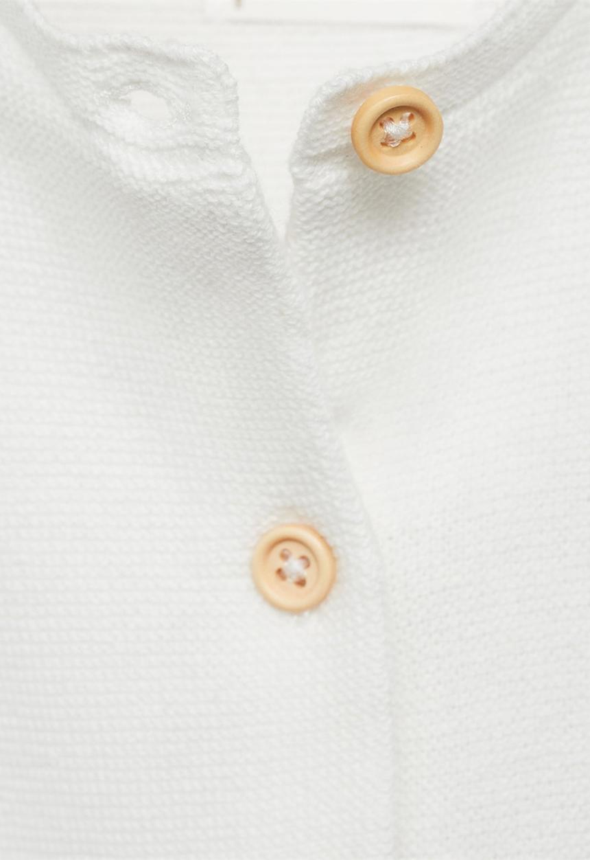 MANGO - Cardigan White - Natural