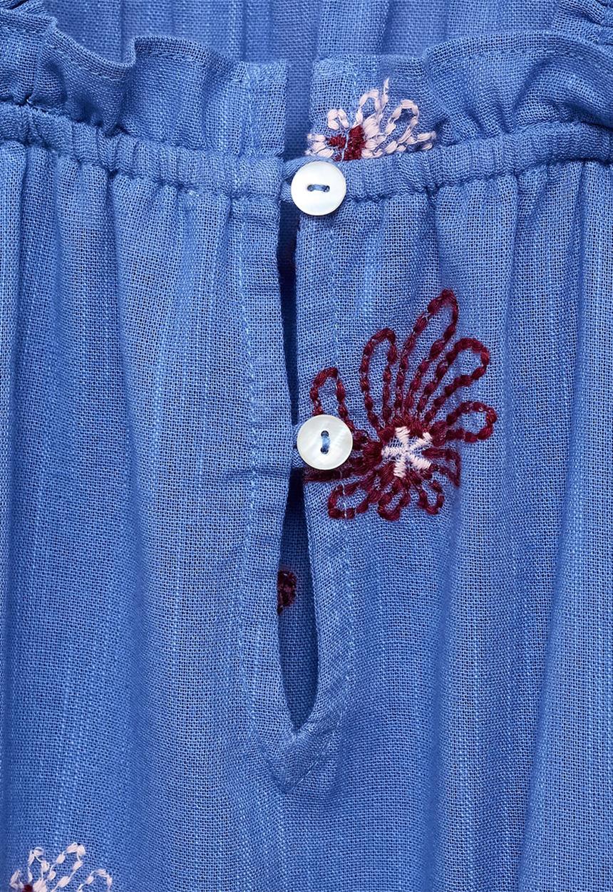 MANGO - Dress Paipai - Medium Blue