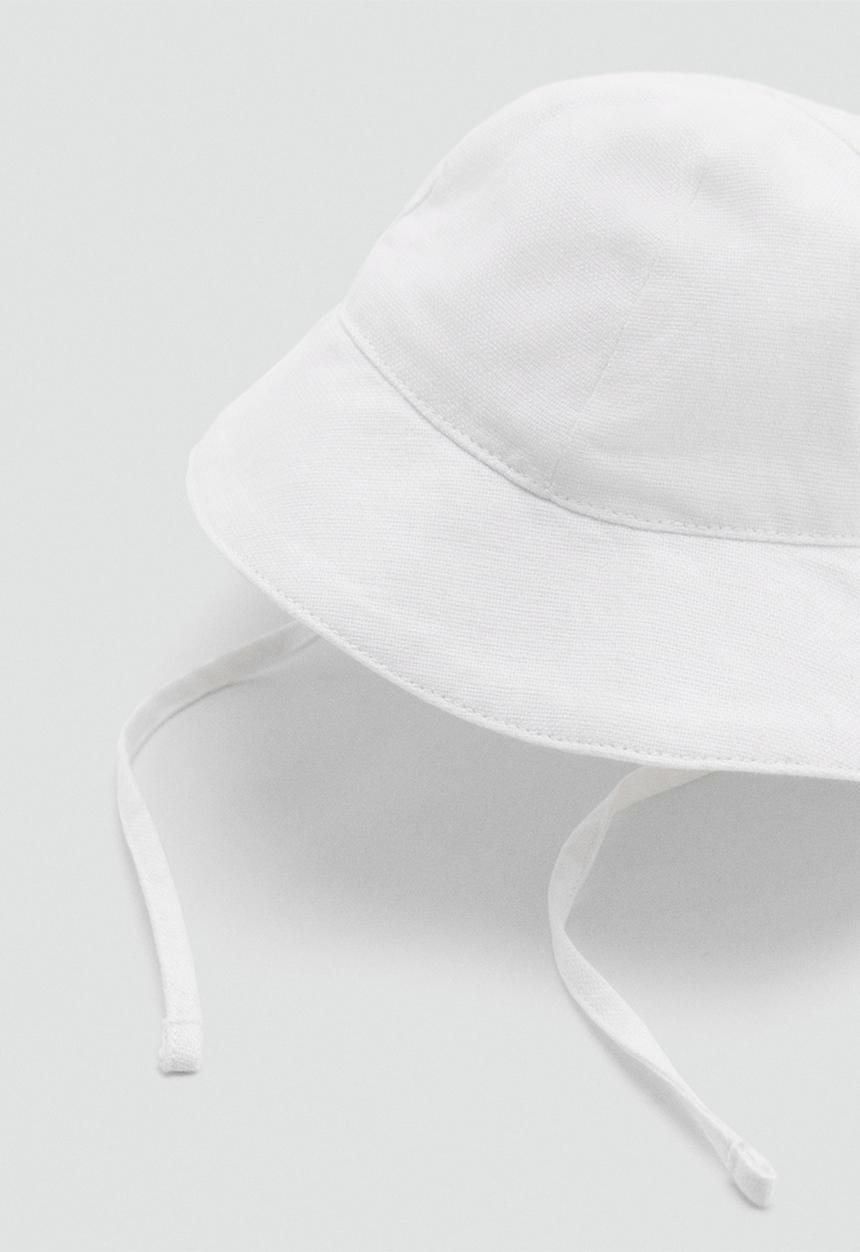 MANGO - Bucket hat salb - natural
