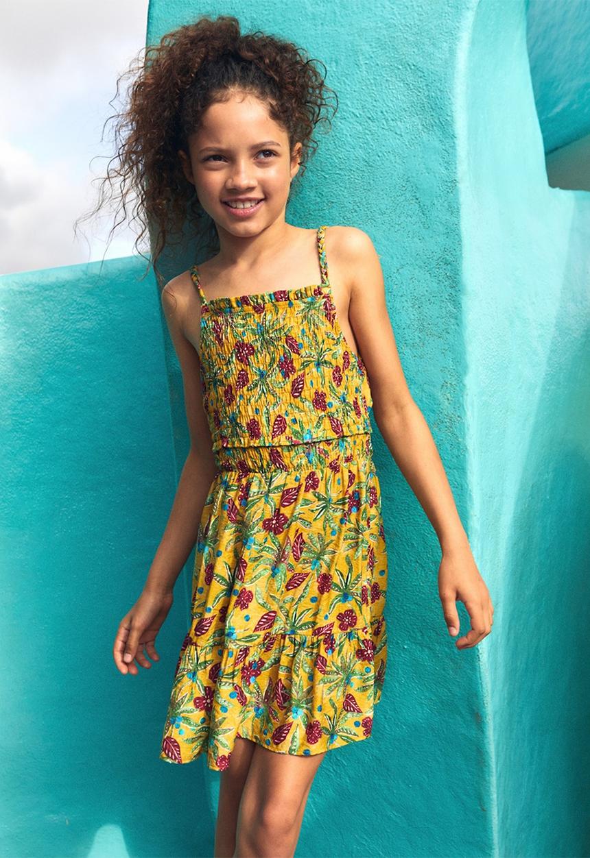 MANGO - Dress Iguazu - Medium Yellow
