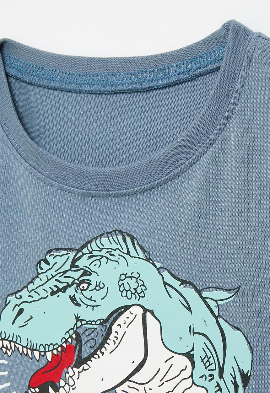 Pop Candy - Printed long sleeve tee - blue