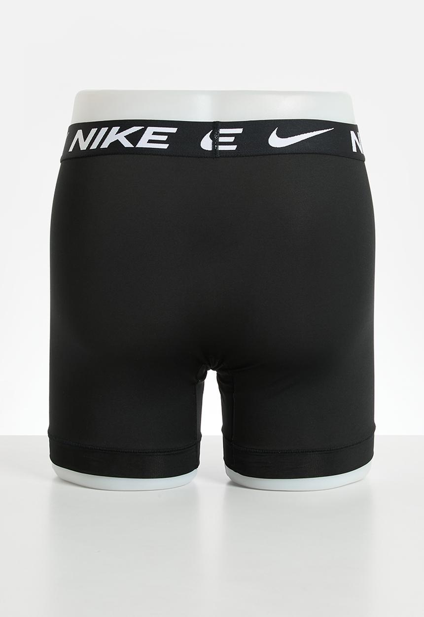 Nike - Dri-Fit Essential Micro Sport 3 Pack Boxer - Black/Black/Black
