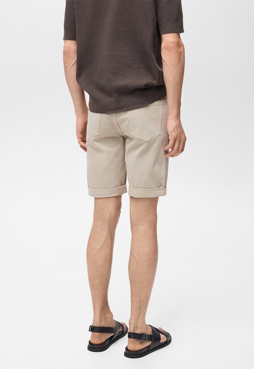 MANGO - Bermudas NEPTO - Light/Pastel Brown